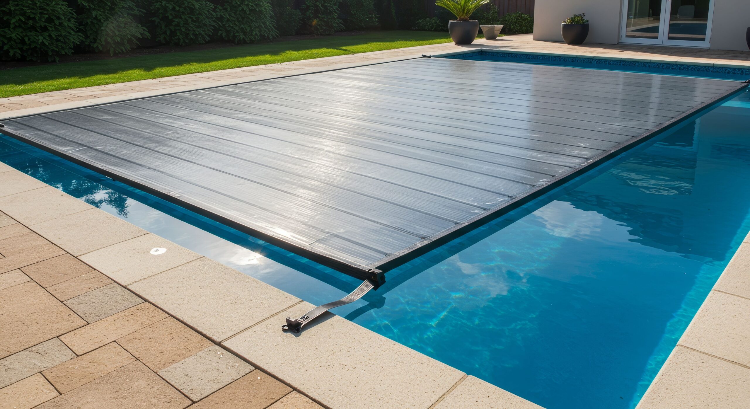 Pool Solarheizung am Beckenrand